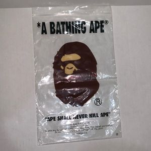 Bape clear bags 2 bags